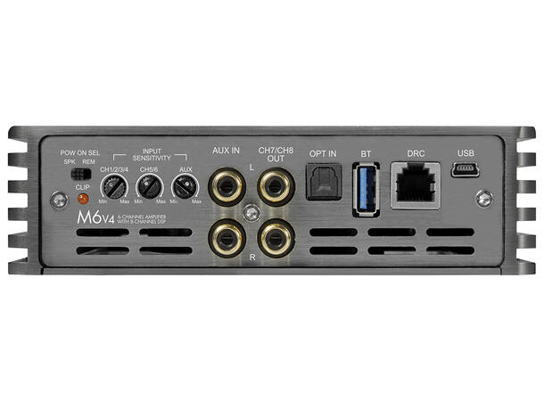 Musway 6-kanals DSP-forsterker 780W RMS i 2 Ohm 