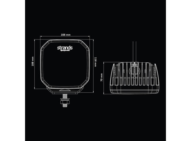 Strands FOR9T arbeidslampe LED Visuell og kompakt 78W