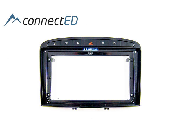 ConnectED Monteringsramme 9" 308 (2008-2013) / RCZ (2011-2015) Sort