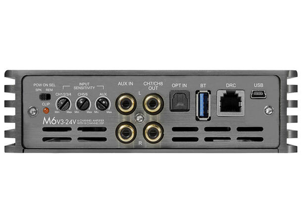 Musway 6-kanals DSP-forsterker 24v 1020W RMS
