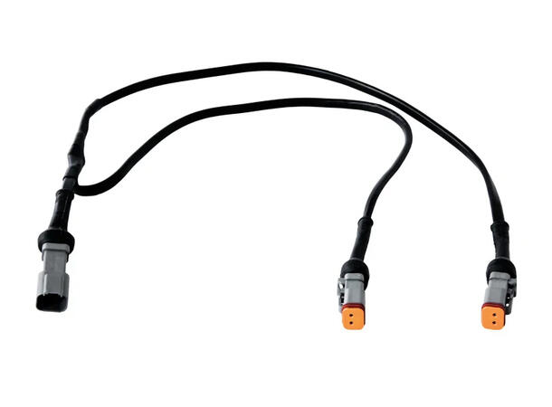 Strands DT-Y splitter Splitter med 1 stk DT-2 han til 2 stk DT 