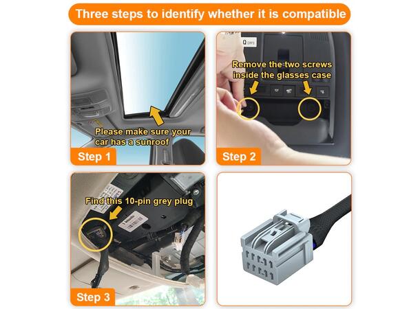 FitDVR Dashcam Power Adapter Mazda 10-pin