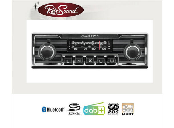 RetroSound Europa radio DAB/AUX Til (19xx - 19xx) 