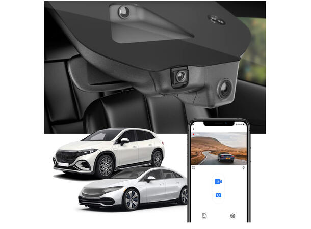 FITCAMX Integrert 4K Dashcam (foran) MB EQS/EQS SUV (2021 -->) "6768"