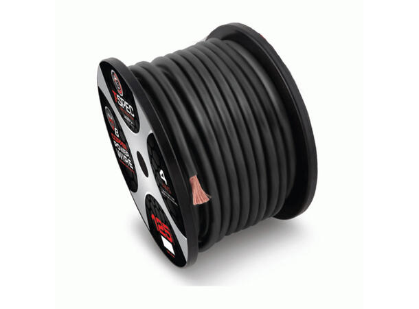 Metra Marine matt sort jordkabel 4AWG / 25mm² - 100 ft / 30  meter 