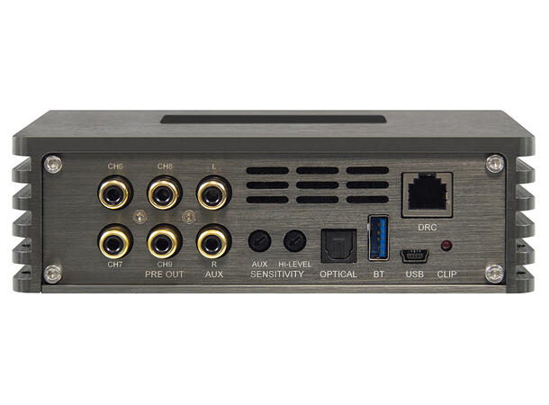 Musway 5-kanals DSP-forsterker 360W RMS i 4ohm, leveres uten ISO 