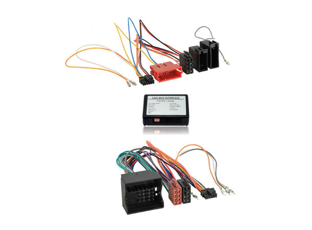 ConnectED Rattfjernkontroll interface Audi (2004 - 2014) m/ISO & Quadlock 