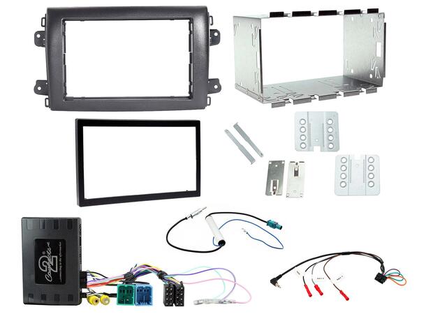 Connects2 Komplett monteringskit 2-DIN Fiat Ducato (2022-2025) m/OEM radio