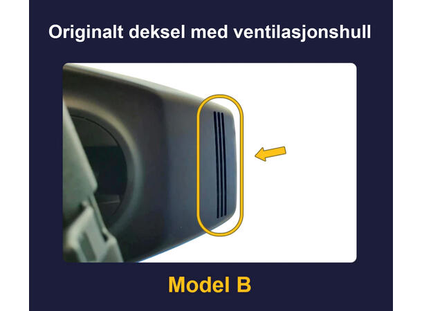 FITCAMX Integrert 4K Dashcam (foran) Rav4/A-Cross (2019 -->) m/vent.hull. 