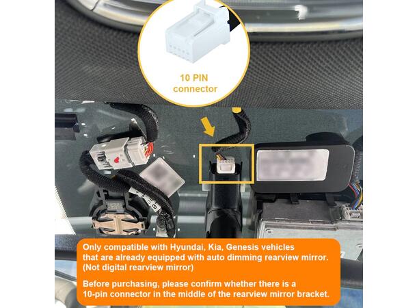 FitDVR Dashcam Power Adapter Hyundai/ Kia 10-pin