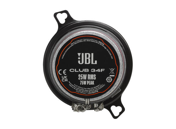 JBL Fulltone, 3½" CLUB 3½", 2-veis, 25W RMS, 75W MAX