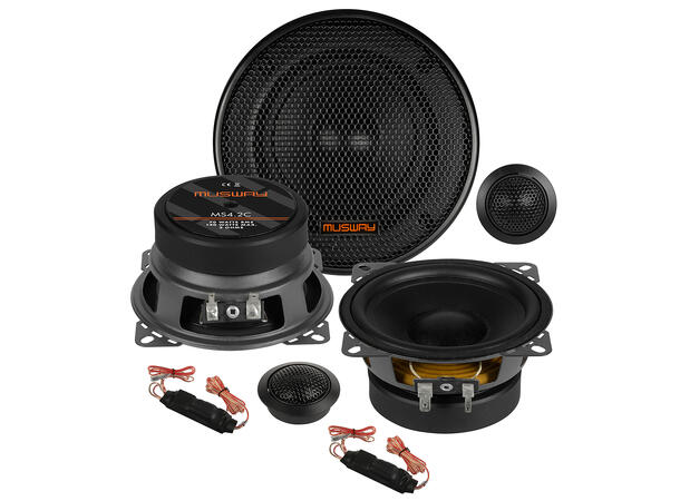 Musway 4" komponentsett 4"  komponentsett MS 70/140W 