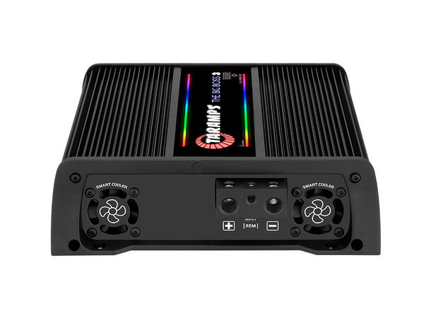 Taramps Bilforsterker 1x3000W 0,5~2ohm 0,5~2 ohm Sort utførelse / RGB 