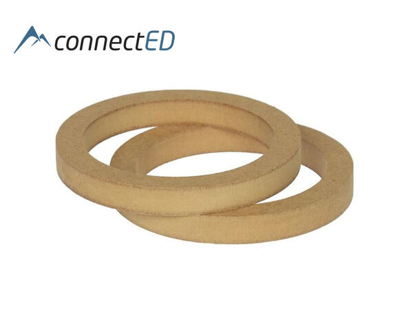 ConnectED MDF høyttaleradaptere (130mm) Universale (12mm dybde)