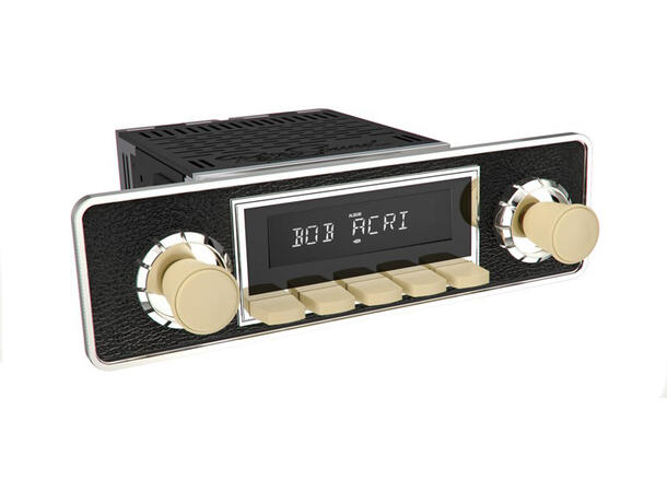 RetroSound Ivory radio DAB/AUX/BT/USB Til 60-70-talls biler 