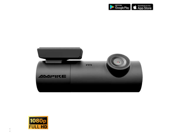 Ampire Dashcam m/WiFi og GPS 1920 x1080P oppløsning