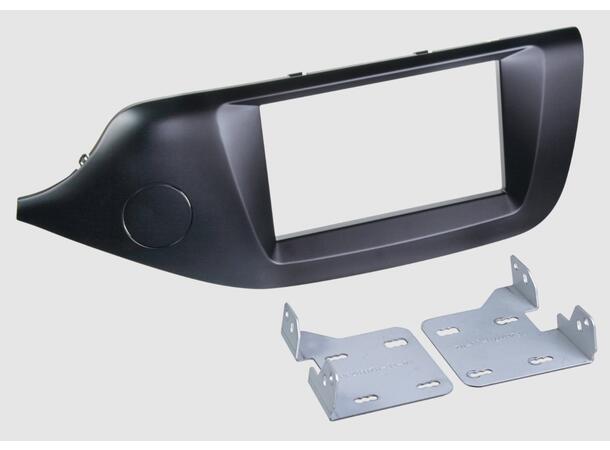 ConnectED Premium monteringskit 2-DIN Kia Ceed (2013-2018) Matt sort 