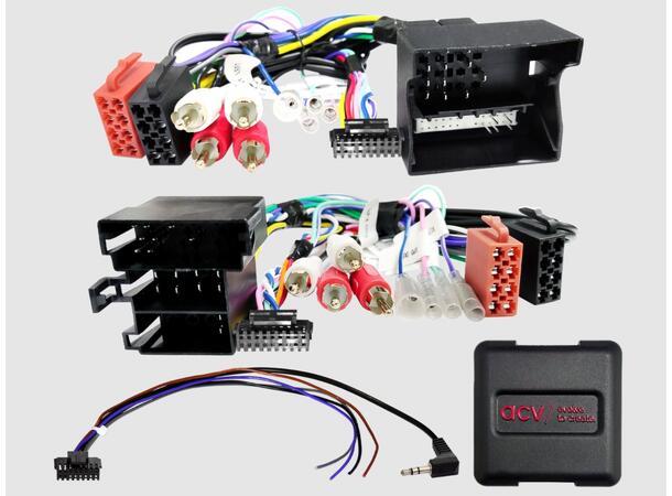 ConnectED Rattfjernkontroll interface Audi (2001->) m/Quadlock & ISO kabelsett 