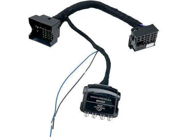 Connects2 Høy- til lavnivå adapter 2-kanals Quadlock 40-pin