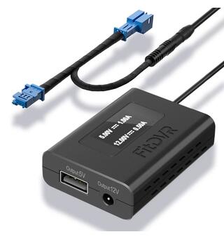 FitDVR Dashcam Power Adapter PSA 3-pin