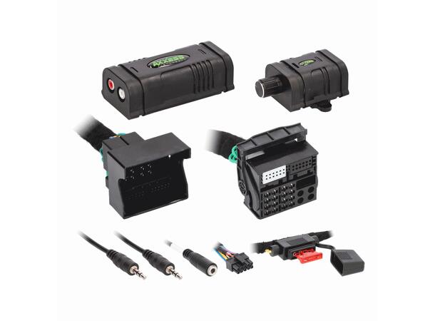 Metra Plug&Play sett for forsterker mont 40-pin Quadlock (2000-2019) u/akt.sys. 