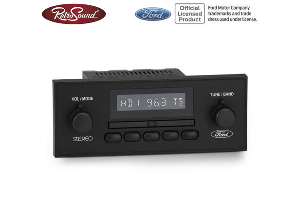 RetroSound Dallas radio DAB/AUX Til Ford F-serie/Bronco (1985 - 1986)