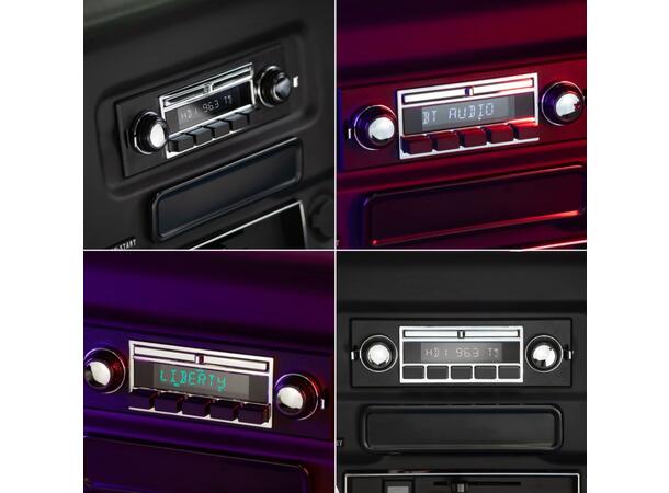 RetroSound Liberty Displayenhet Universal 1-din displayenhet 
