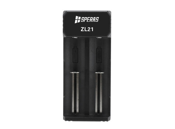 Speras Lader for 2 batterier TYPE-C ladekontakt 