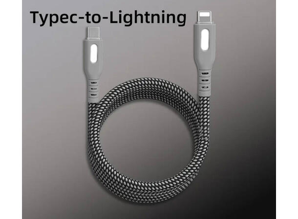 ConnectED Phone Kabel 1 meter Lightning USB Type-C til Lightning,magnetisk kabel 