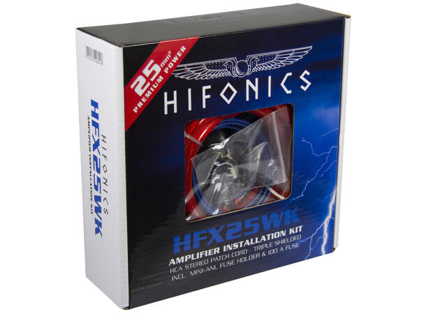 HiFonics Premium Kabelsett 25 mm² 
