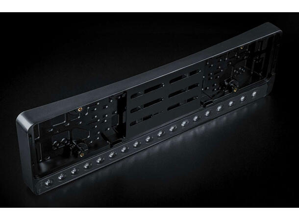 Strands integrert LED-lys i skiltholder! Oppgradert! Nuuk E-line 8100 lumen