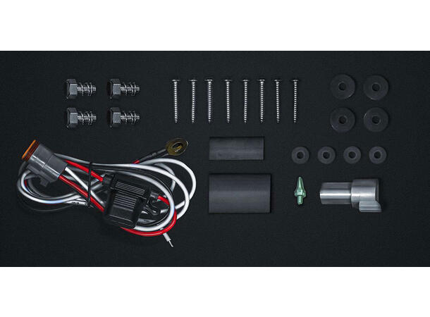 Strands integrert LED-lys i skiltholder! Oppgradert! Nuuk E-line 8100 lumen