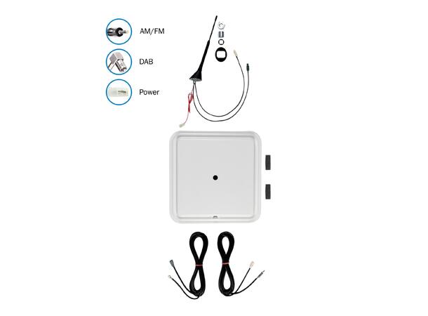 ATTB FM/DAB - Fakra Antenne med monteringsplate 