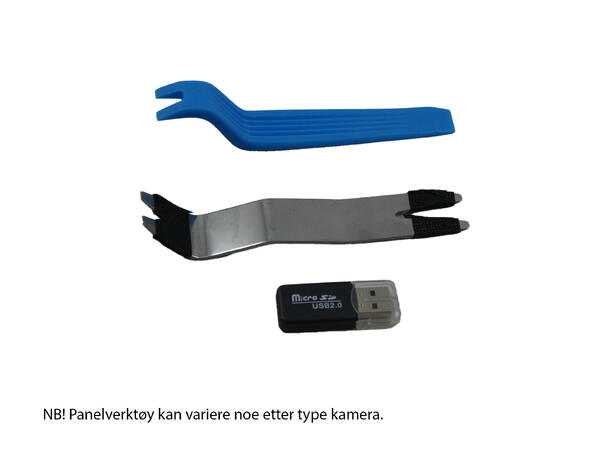 FITCAMX Integrert 4K Dashcam (foran) MB GLE/GLS (2020 -->) "D" 