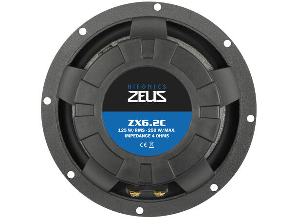 HiFonics ZEUS ZX6.2C 16,5 cm (6.5") 2-veis Komponentsett