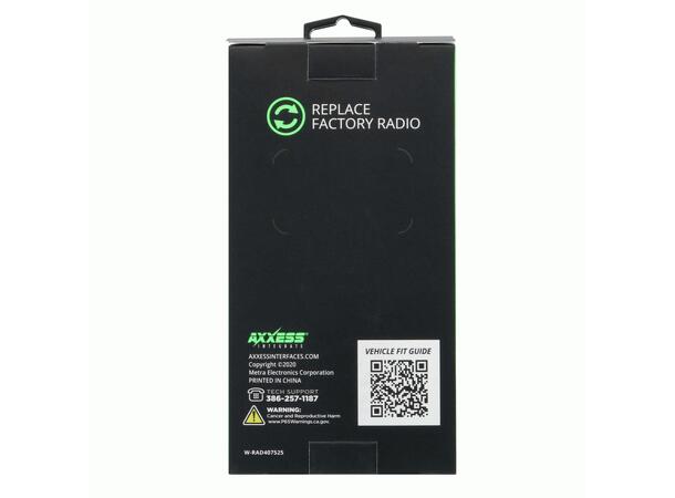 Metra Aktiv-adapter (MOST 50) GM (2014 -->) m/aktivt høytt.system 