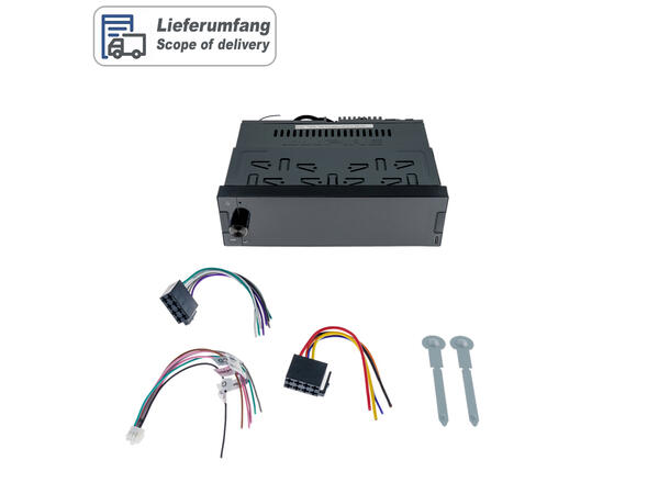 Ampire CPR60 DAB+ hovedenhet 6,38'' skjerm, DAB+, 2 AHD-kamerainngang 