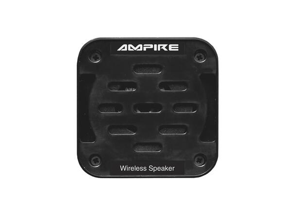 Ampire parkeringshjelp 4-veis Matt svart, sensormontering forfra 