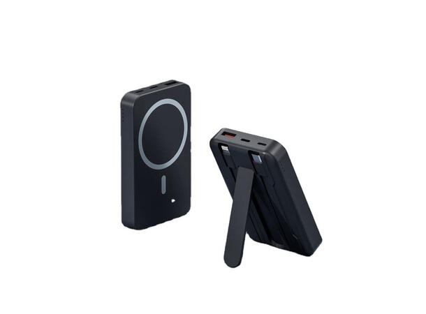 ConnectED powerbank 10.000mAh Trådløs m Type-C og Lightning kabel 