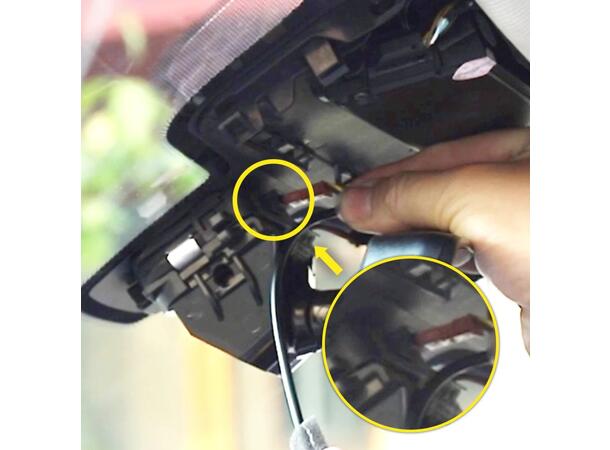 FITCAMX Integrert 4K Dashcam (foran+bak) BMW iX (2022 -->) 