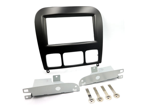 InCarTec Monteringsramme 2-DIN MB S-klasse (1999 - 2005) Sort 