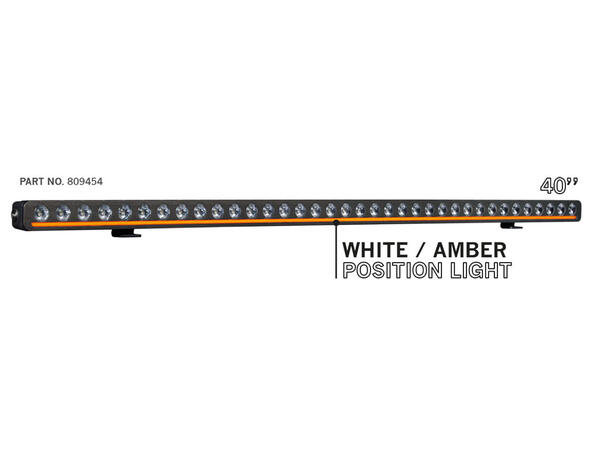 Strands  Nuuk E-line LOW PROFILE 40" LED-lys low profile m/posisjonslys