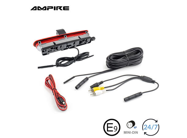 Ampire Ryggekamera (CVBS) Doblo (2011-->)/Combo (2012-2018) 