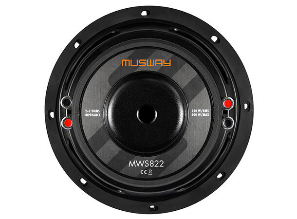 Musway 8" subwoofer flat design 500w max / 250w RMS 